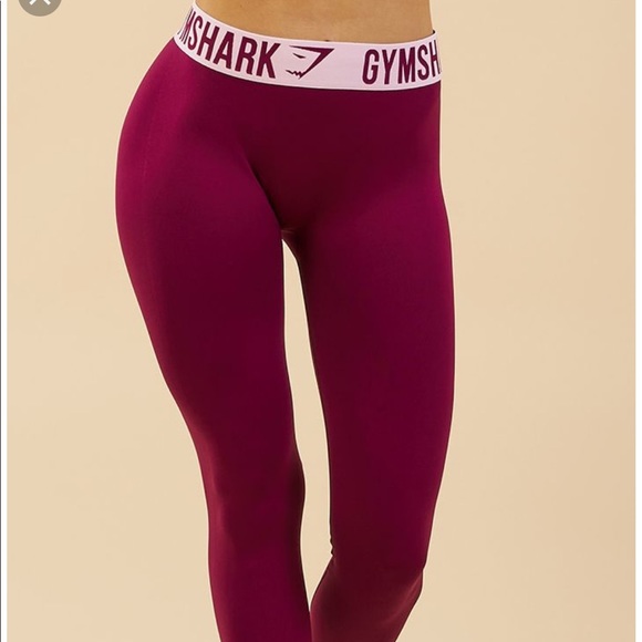 Gymshark Fit Maroon Leggings 